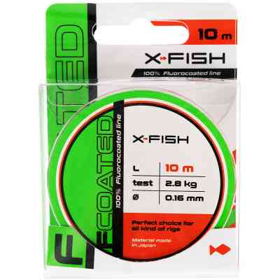 Флюорокарбон X-Fish FCoated 10m 0.16mm 2.8kg (1917.01.22) Вінниця