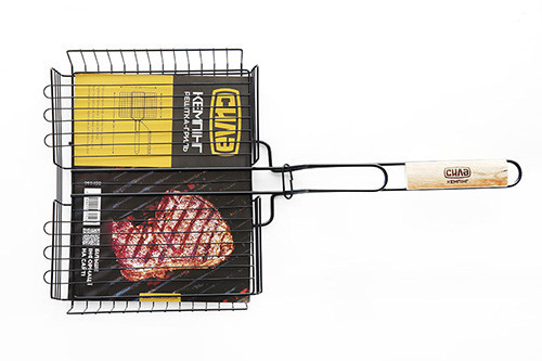 Решетка-гриль с высоким бортиком и антипригарным покрытием 56x31x24x5,5 см СИЛА Харьков - изображение 1