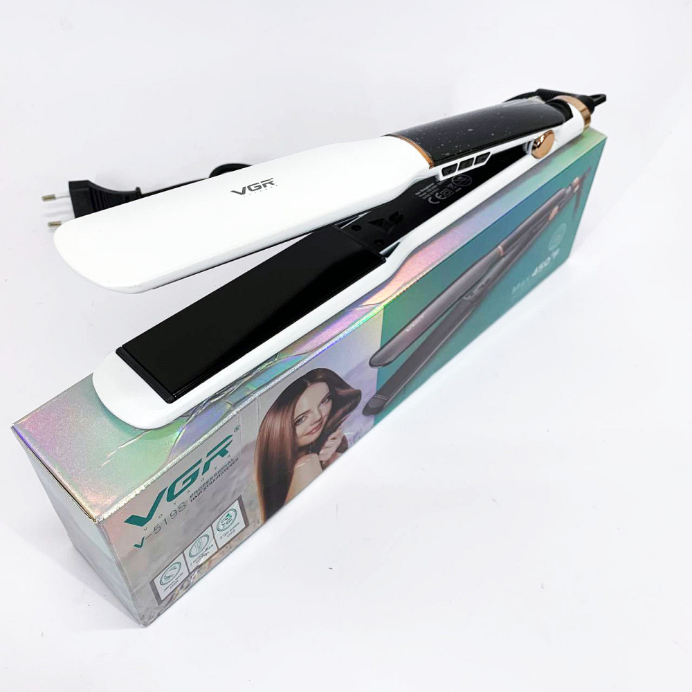 Праска з регулятором температури VGR V-519S, Щипці для волосся, Випрямляч для волосся паровий GW-66 Львів - фото 2