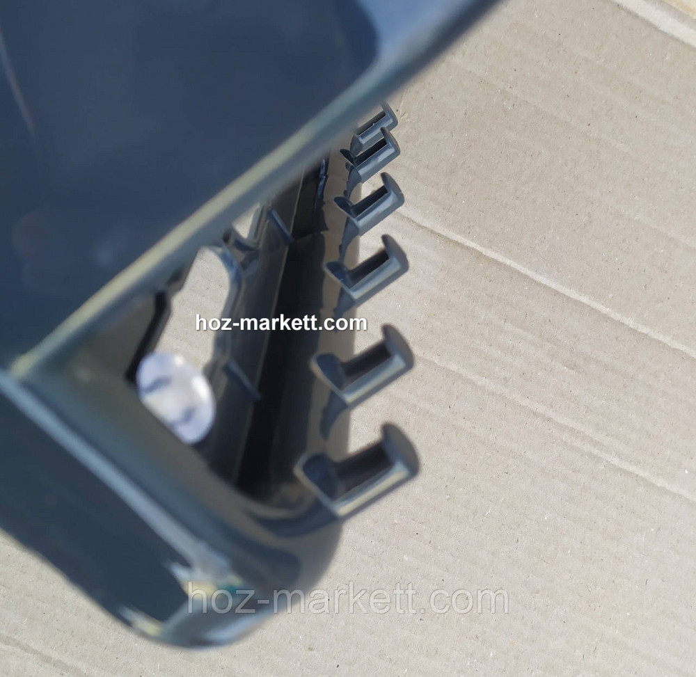 Полиця у ванну навісна настінна біла пластикова пряма 62 см Харків - фото 3