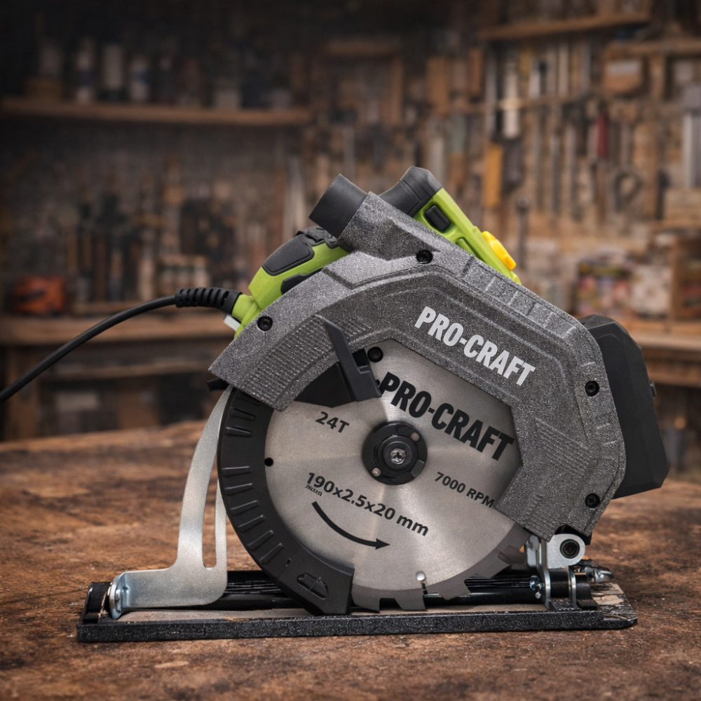 Циркулярна пила Procraft KR-2350,Пила дискова потужна 190 мм, 1.35 кВт ,Циркулярні пили по дереву  з регулятором обертів Львів - фото 11