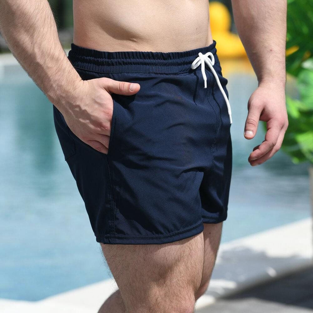 Плавательные шорты мужские темно-синий Pobedov Pool day Киев - изображение 2