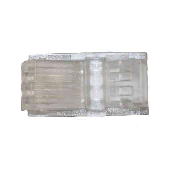 Коннектор прямой 8 мм лента-провод IP20, прозрачный Днепр