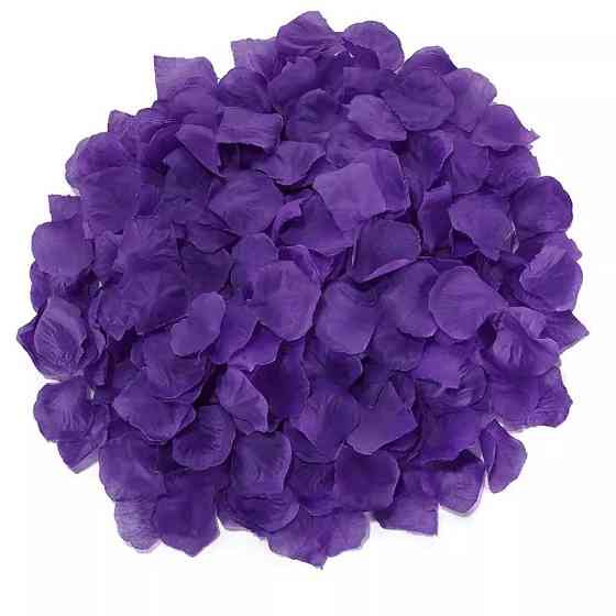 Пелюстки троянд штучні 200 штук 45 на 45 мм фіолетовий Київ