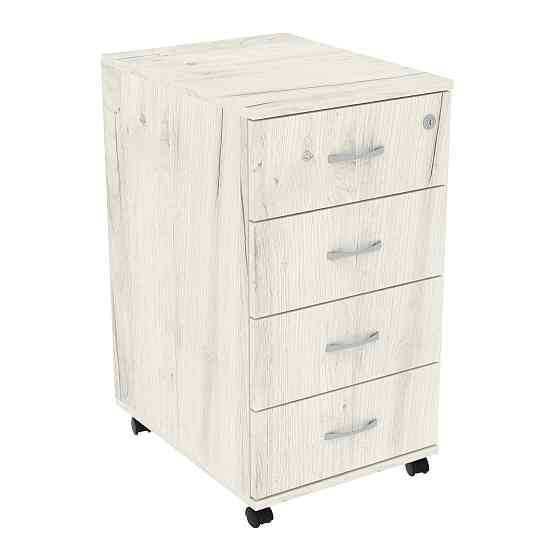 Тумба офисная ТМ-1, Дуб Крафт Білий, 400/520/750 Львов