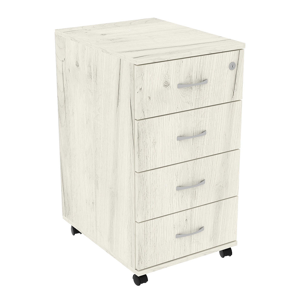 Тумба офисная ТМ-1, Дуб Крафт Білий, 400/520/750 Львов - изображение 1