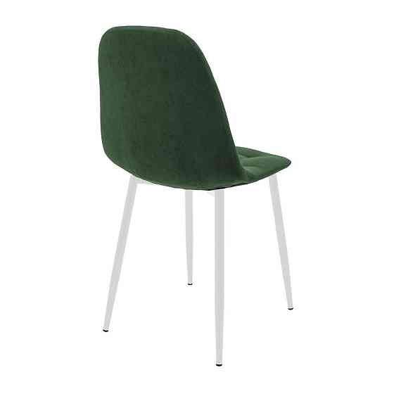 Стілець крісло м'який SplitDesign U Lily 37 білі ніжки Зелений Київ