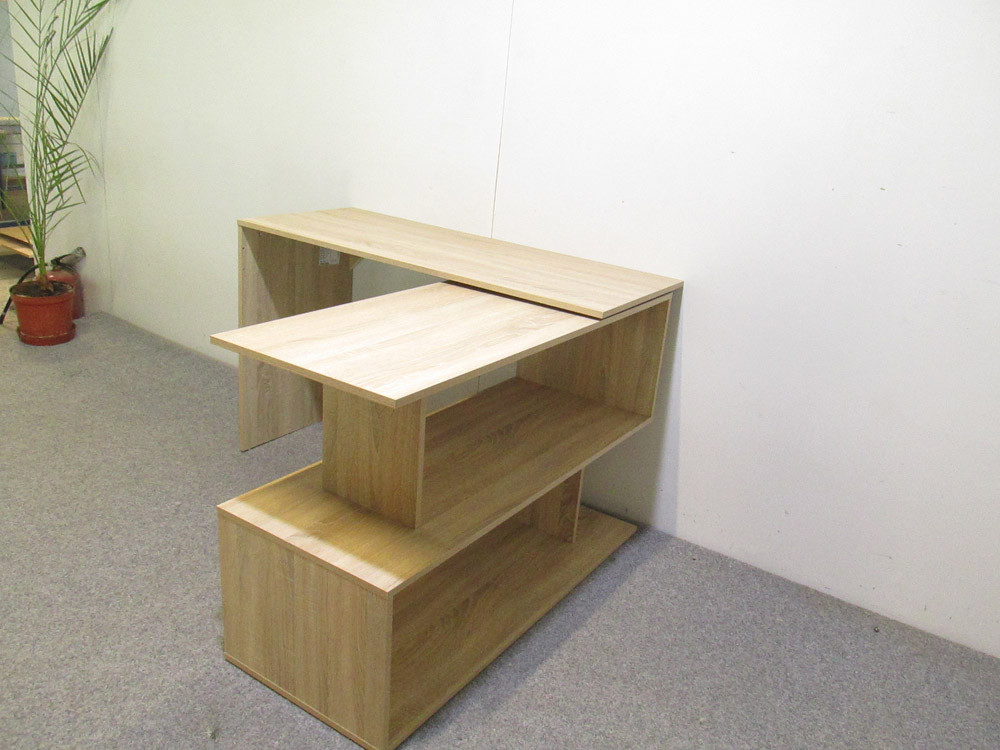 Стіл комп'ютерний поворотний з полицями М-ЗОН Джеко 1200 Антрацит (MZN-031033) Львів - фото 12