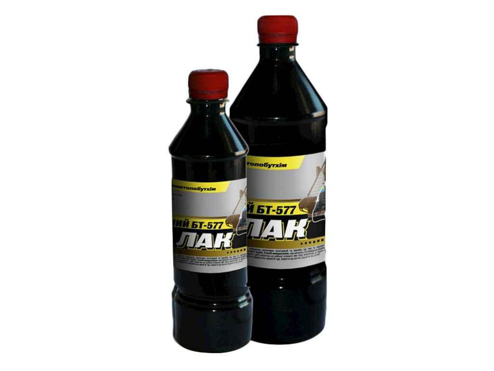 Лак битумный-577 4,0л (3,5кг) ТМ ЗАПРОЖ АВТО БИТ ХИМ Solmir Киев - изображение 1