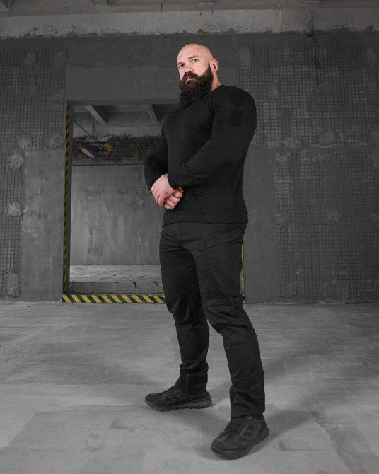 Весенний комплект полиция black ВТ5047 Одесса - изображение 2