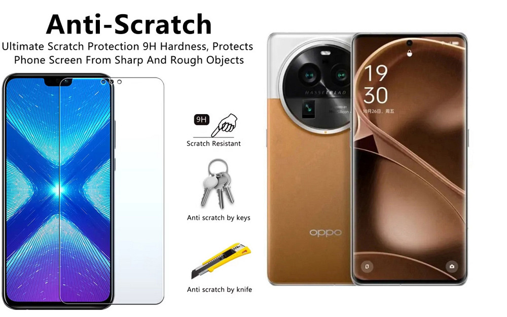 Защитное стекло NeoGlass для OPPO Find X6, Find X6 Pro – ультрапрозрачное и устойчивое Киев - изображение 1