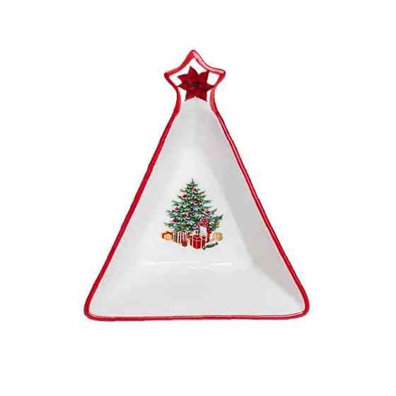 Салатница в форме елки 14.5×12 см новогодняя HP-SD-3 Киев