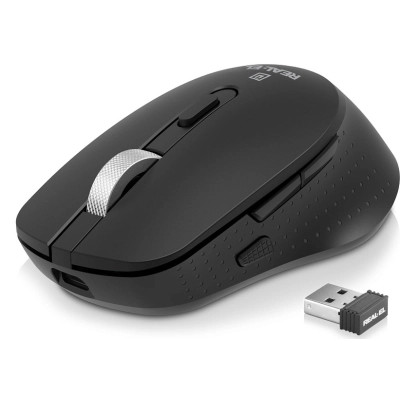 Мышка REAL-EL RM-380W Wireless Black (EL123200057) Винница - изображение 8