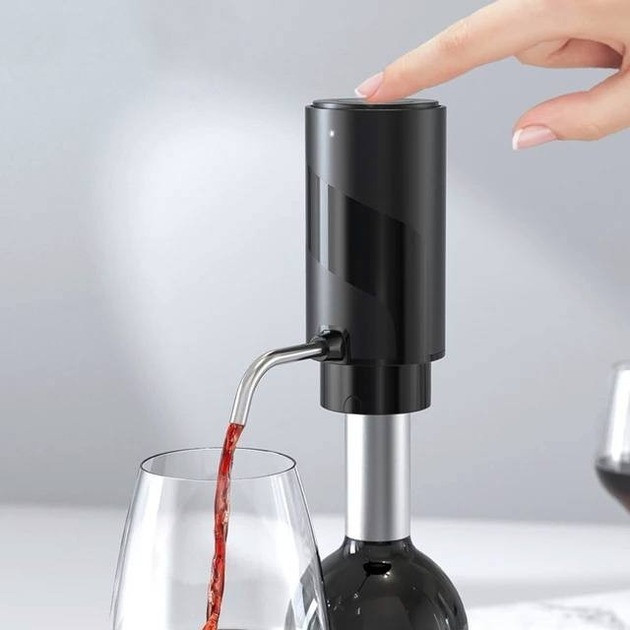 Електронна помпа аератор для вина,диспенсер акумуляторний.Винний електродозатор з акумулятором для пляшки Кам'янець-Подільський - фото 8