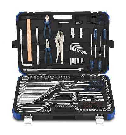 Набір інструментів, 1/2", 3/8", 1/4" (142 + 6 предметів) SCHEPPACH SCH-41421-5 GOLD Одеса