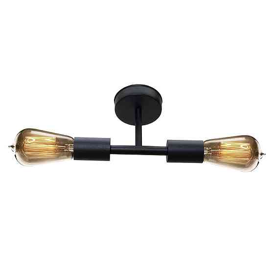 Люстра потолочная MSK Electric Asket на две лампы Е27 NL 2213-2 BK черная Одесса