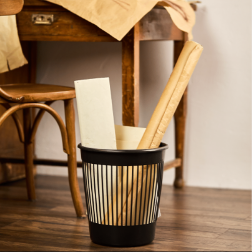 Кошик офісний для паперу 12л пластик чорний Алеана Житомир - фото 4