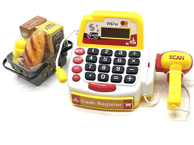 Касовий апарат Limo Toy ігровий набір 17 предметів Жовтий (M 4392 I UA) Чернігів - фото 1