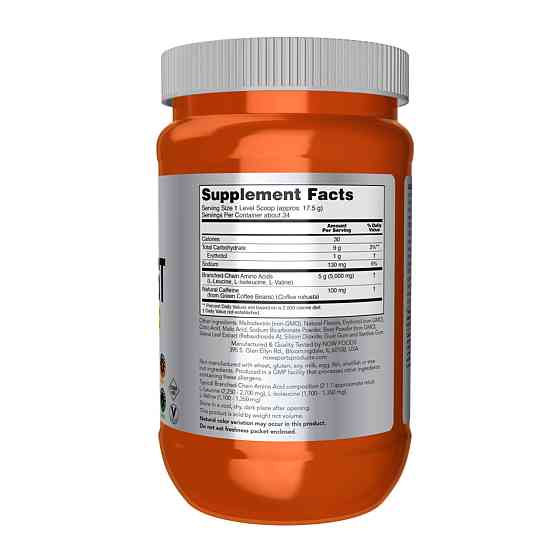 Аминокислоты Now Foods BCAA Blast Powder - 600g (Tropical Punch) Луцк