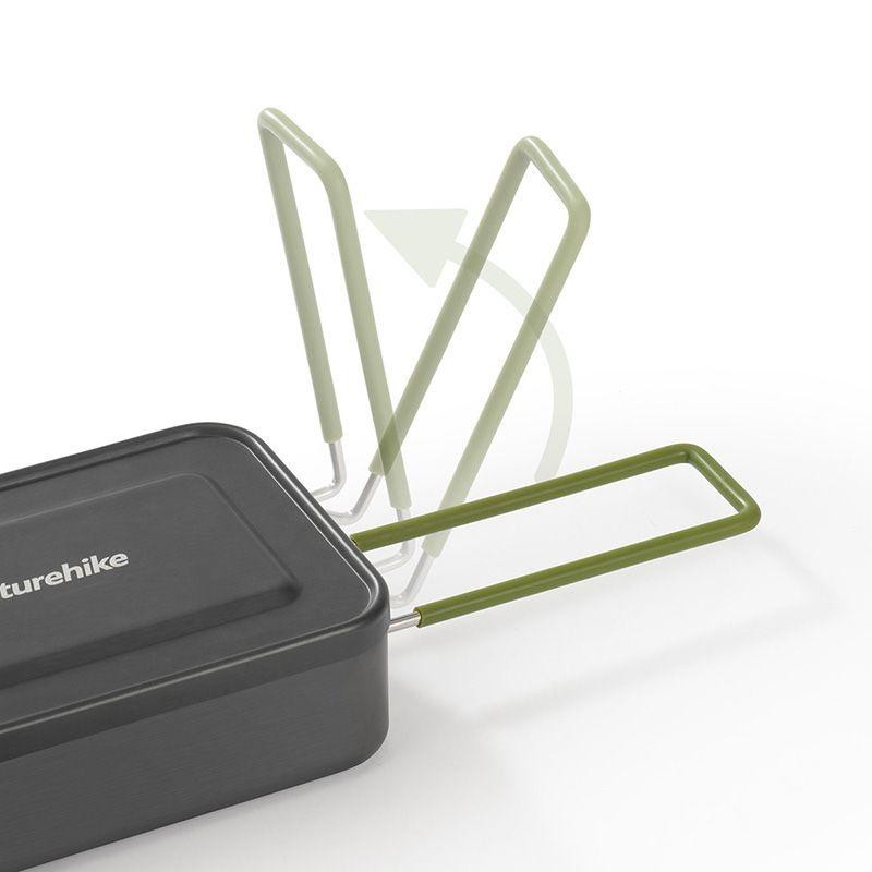 Туристическая емкость для хранения и приготовления Naturehike NH21CJ011 из алюминия Винница - изображение 3