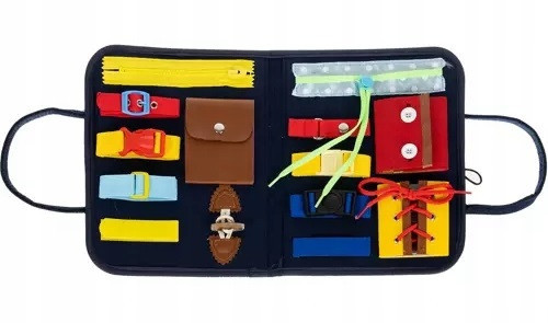 Детская Манипуляционная доска развивающая в сумке из 14 элементов Kruzzel (20314) Нововолынск - изображение 2