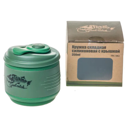 Чашка туристична Tramp силіконова з кришкою 350 мл Sand (UTRC-082-sand) Вінниця - фото 3