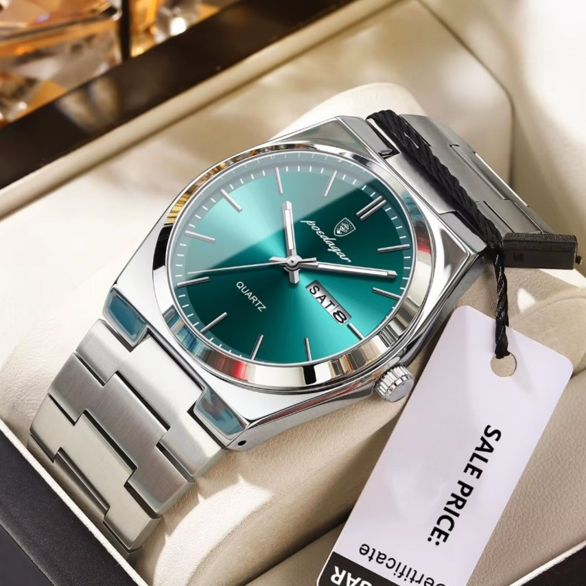 Часы мужские наручные Poedagar Teodor Teal Серебристый Киев - изображение 6