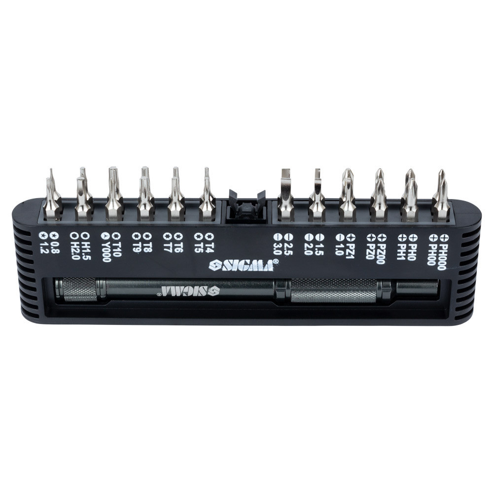 Викрутка + бітний 1/4" 24 шт CrV для мобільних телефонів (пласт. кейс) SIGMA (4003251) Рівне - фото 3