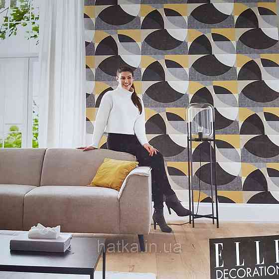 Шпалери вінілові на флізелін Erismann Brilliant colours 0.53x10 однотонні світло бежеві сріблясті точки Київ