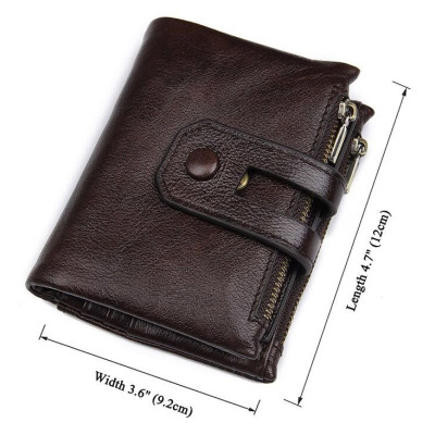 Гаманець Vintage Шкіряний Коричневий (14602) Вінниця - фото 2