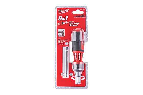 Отвертка с трещоткой 9 в 1 Milwaukee 4932471598 Коломия