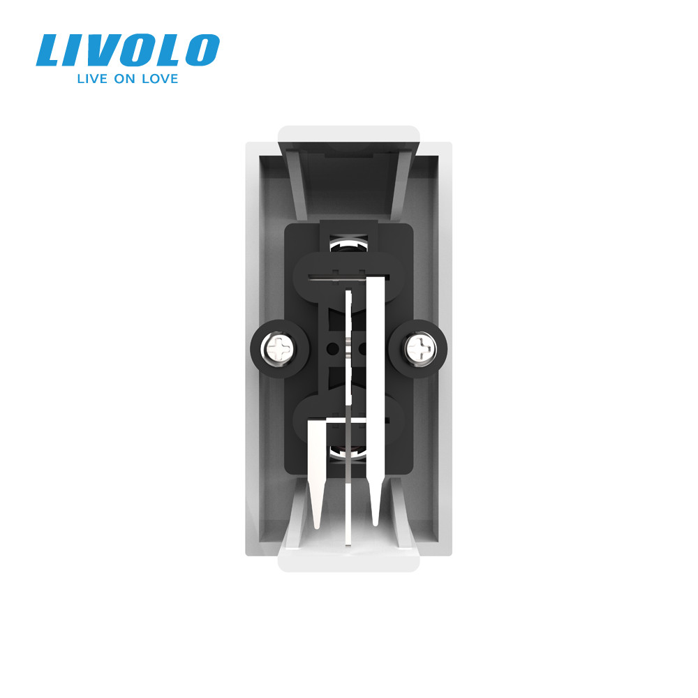 LIVOLO Аудіо розетка RCA (тюльпан) LIVOLO, біла, модуль 0.5 поста, для колонок / підсилювача (V Коломыя - изображение 9