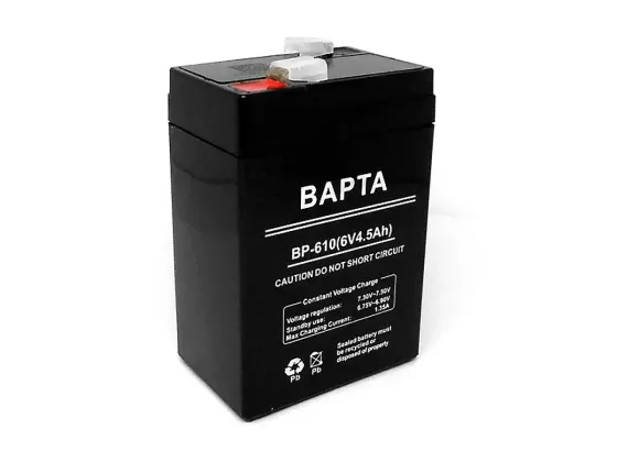 Акумуляторна батарея BAPTA BP-610 6В 4.5Аг 70×47×100 для ДБЖ, іграшок, ліхтарів та інших пристроїв Київ