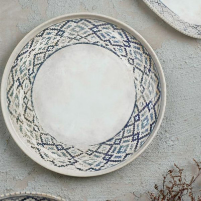 Тарілка By Bone серія "Rug" з бортом 90° 23 см (RUG-HL-23-RD) Вінниця - фото 2