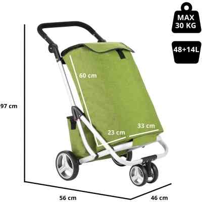 Сумка-тележка ShoppingCruiser 3 Wheels Green (650071) (930792) Винница