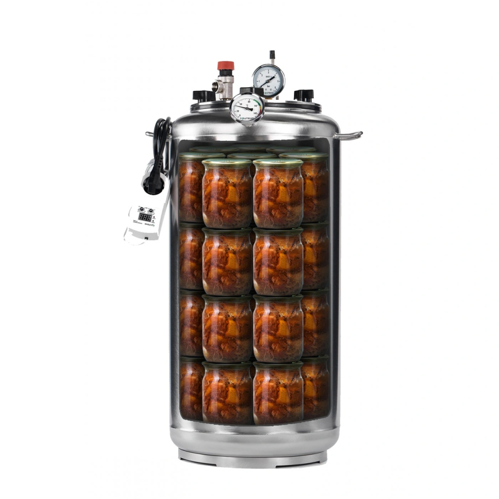 Автоклав бытовой А32 electro, универсальный на 32 банки, электрический из нержавеющей стали Киев - изображение 2