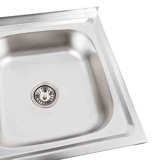 VALESO Кухонна мийка з нержавіючої сталі Valeso ДЕКОР 8050 R (0,7/160 мм) Киев