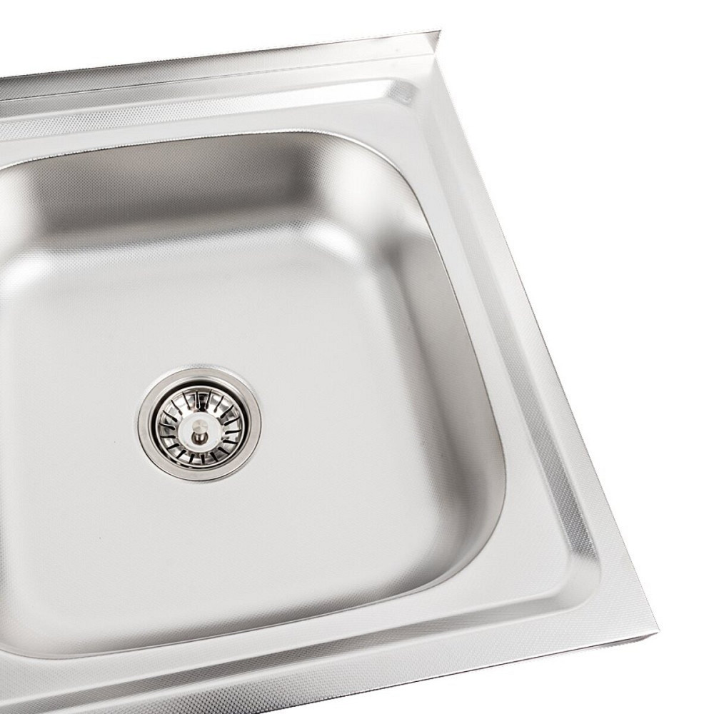 VALESO Кухонна мийка з нержавіючої сталі Valeso ДЕКОР 8050 R (0,7/160 мм) Київ - фото 4