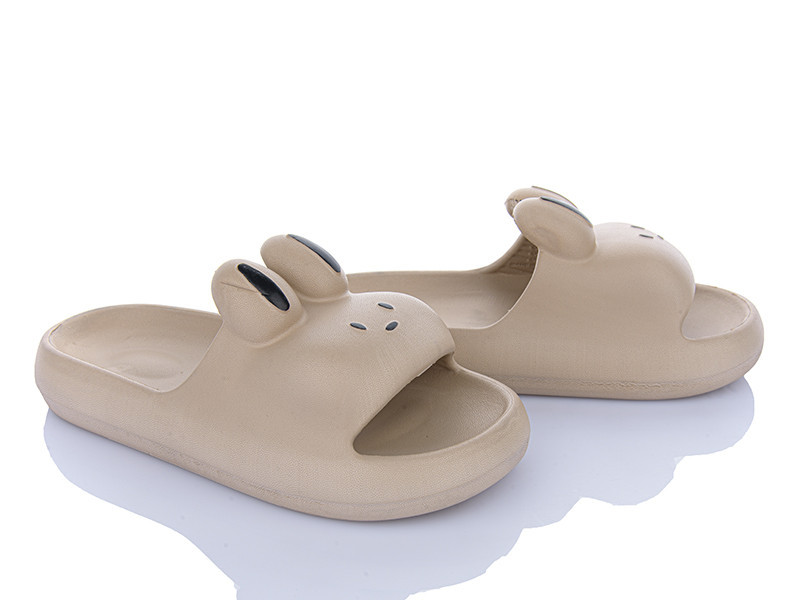 Тапочки шлепанцы пена женские ушки бежевый Одесса - изображение 1