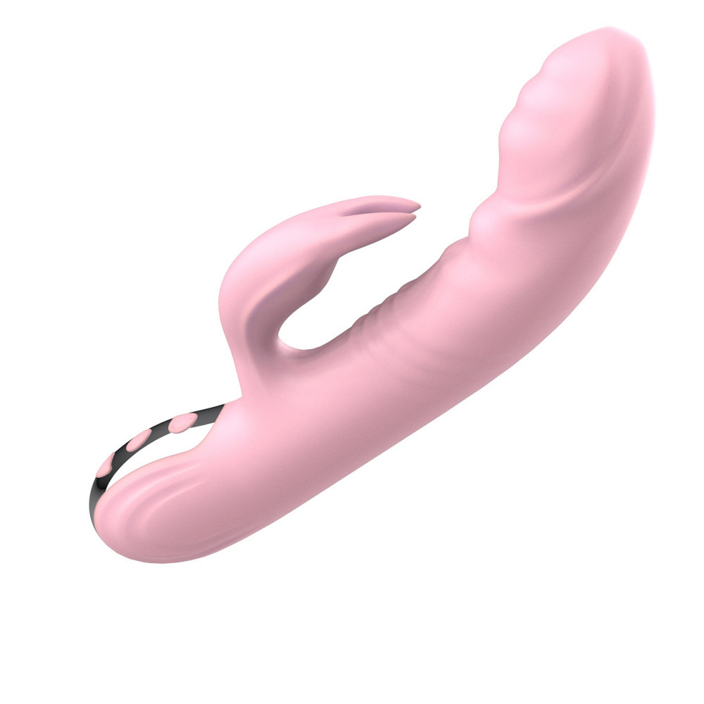 Вибратор с ротацией и толчками Finger Thrusting Vibrator Michelle, розовый Sex Aura Киев - изображение 6