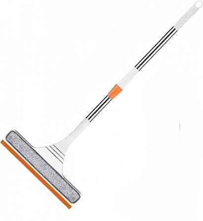 Швабра телескопическая двусторонняя 2 в 1 для окон, зеркал и вещей Винница