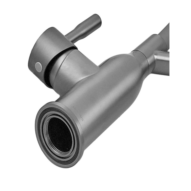 Змішувач для кухні MIXXUS PREMIUM GRAVITY 017 (NUT) GRAPHITE REFL.GRAY (Колір графіт та силіконовий вилив сірий) (MI8409) ( 14596 Харьков - изображение 8