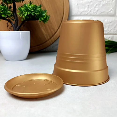 Вазон Глорія з підставкою 18,5*18см бронзовий Алеана Житомир - изображение 2