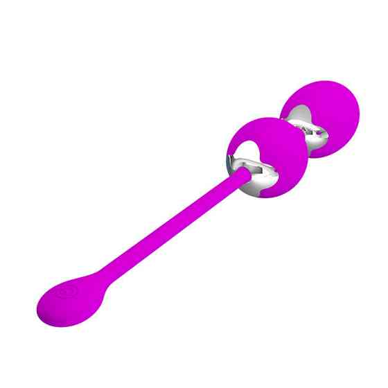 Вагинальные шарики с вибрацией PRETTY LOVE фиолетовые, 20.5 х 9 х 3.4 см Sex Aura Киев