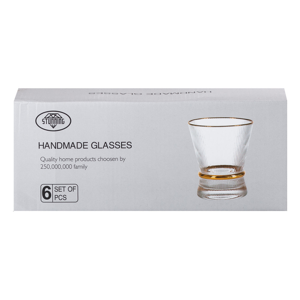 Набір із шести склянок об'ємом 300 мл для лимонаду, соку та коктейлів HP-16-5 Коломыя - изображение 4