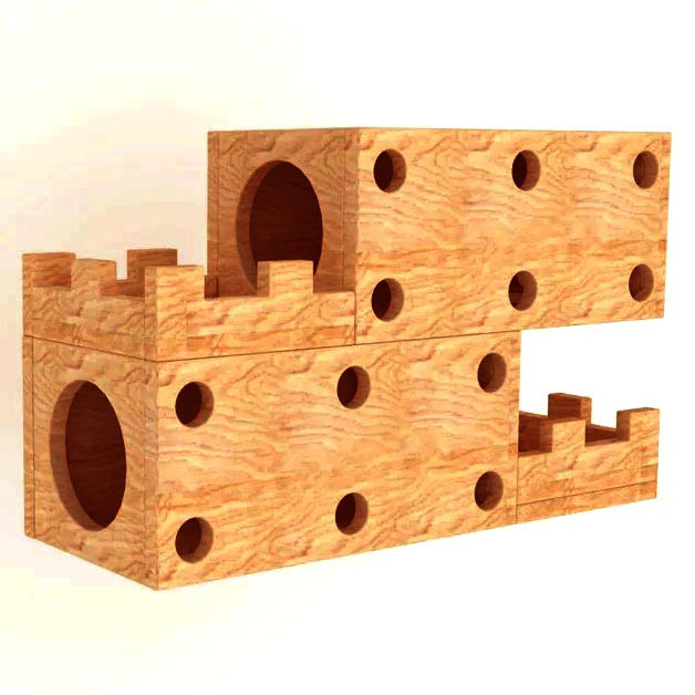 Домик для шиншиллы 