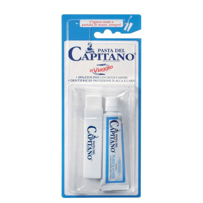 Набір косметики Pasta del Capitano Teeth Travel Kit Зубна паста 25 мл + Зубна щітка (8002140036293) Вінниця - фото 1