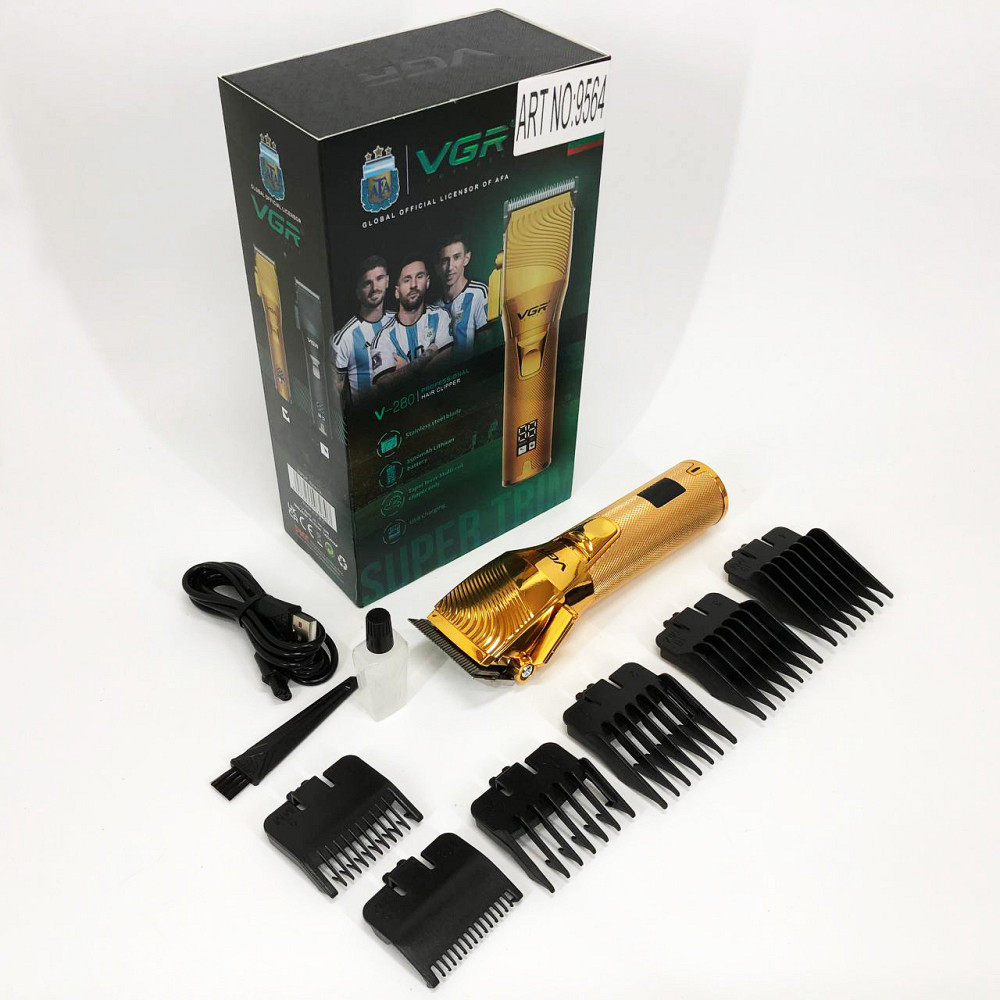 Профессиональная аккумуляторная машинка Аккумулятор, Универсальная машинка для стрижки головы и бороды VG-81 Львов - изображение 10