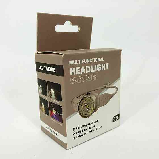 Сверхмощный налобный фонарь G25-XPG+30SMD(white+yellow+red-blue), Фонарик на голову для домашних работ DQ-48 Львов