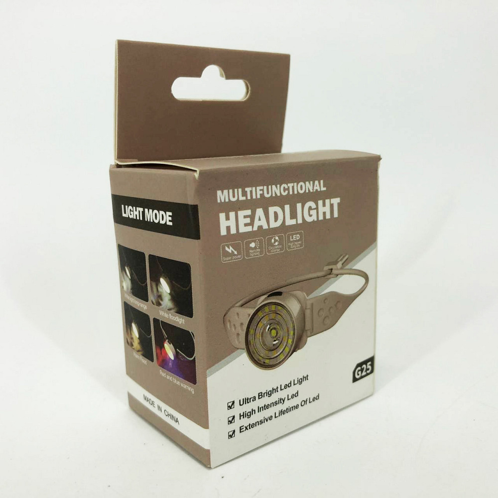 Сверхмощный налобный фонарь G25-XPG+30SMD(white+yellow+red-blue), Фонарик на голову для домашних работ DQ-48 Львов - изображение 2